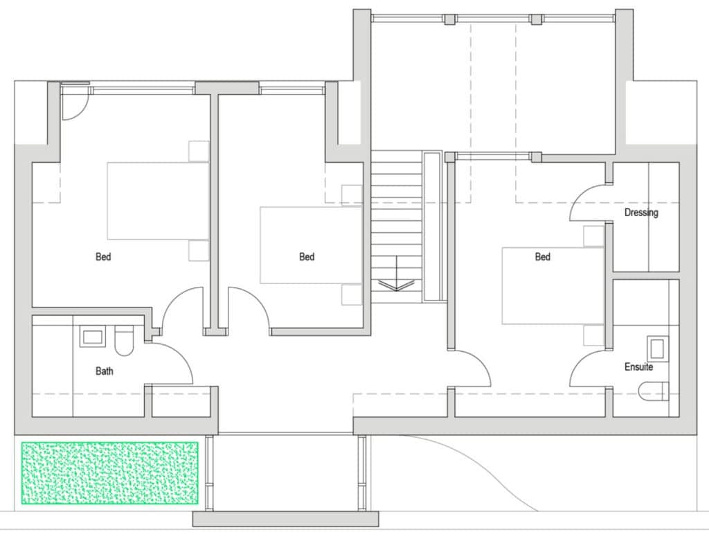 Plot 1 - First Floor Plan