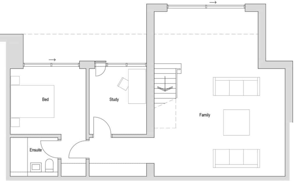 Plot 1 - Semi Basement Floor Plan