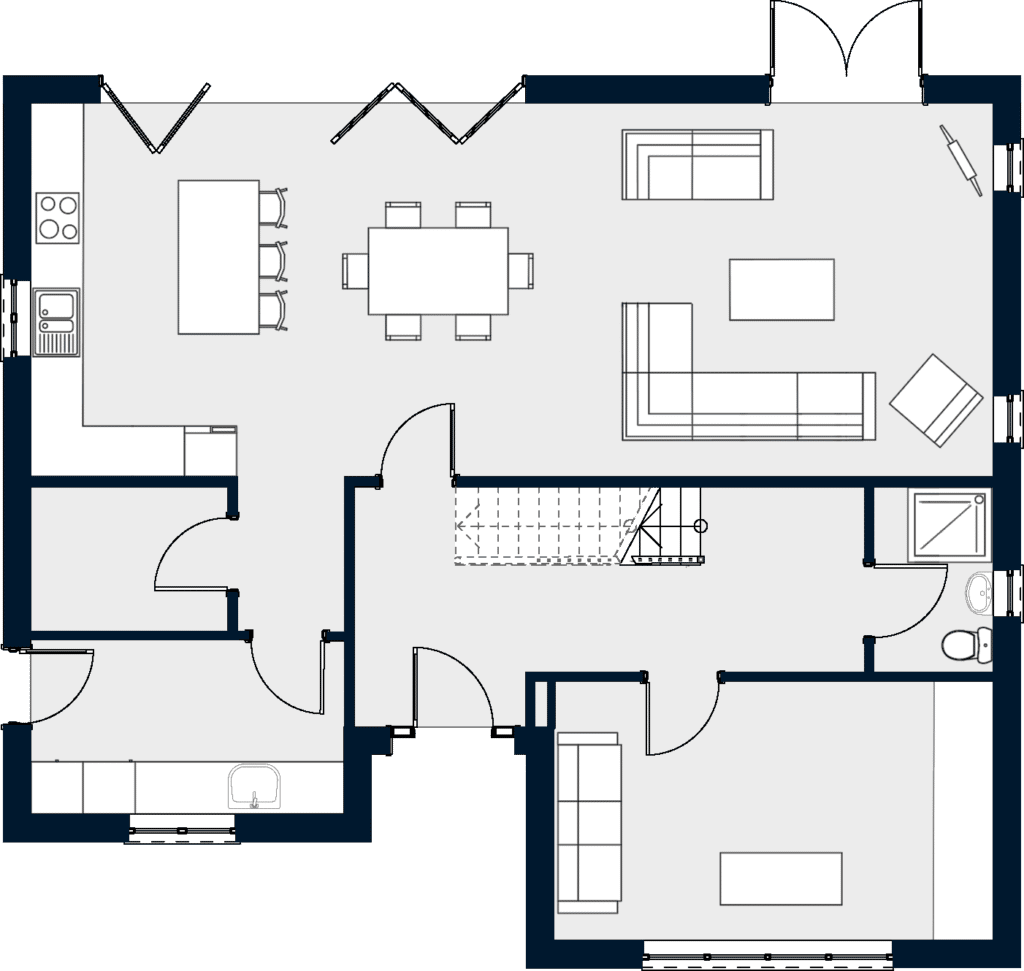House Type 1 - Ground Floor