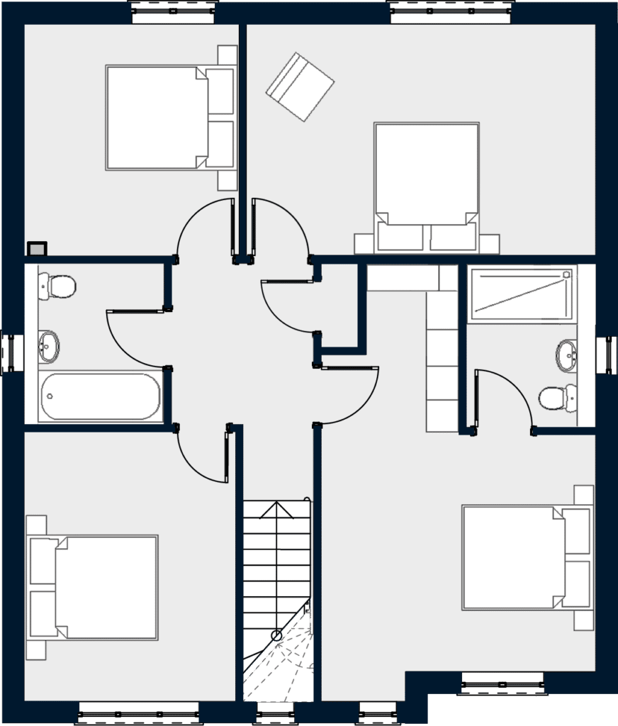 House Type 2 - First Floor