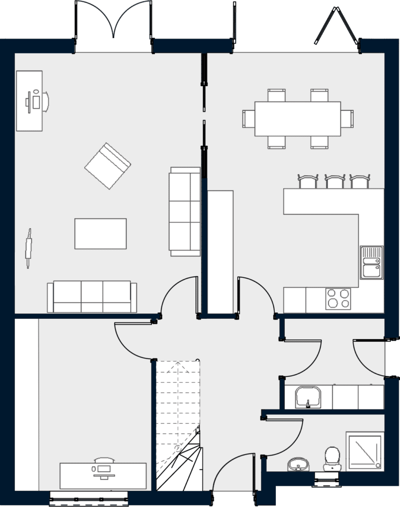 House Type 2 - Ground Floor