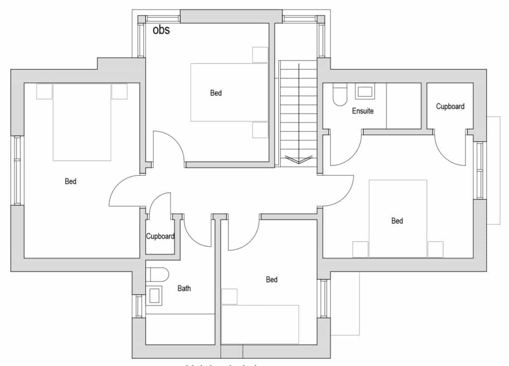 Plot 4 - First Floor Plan