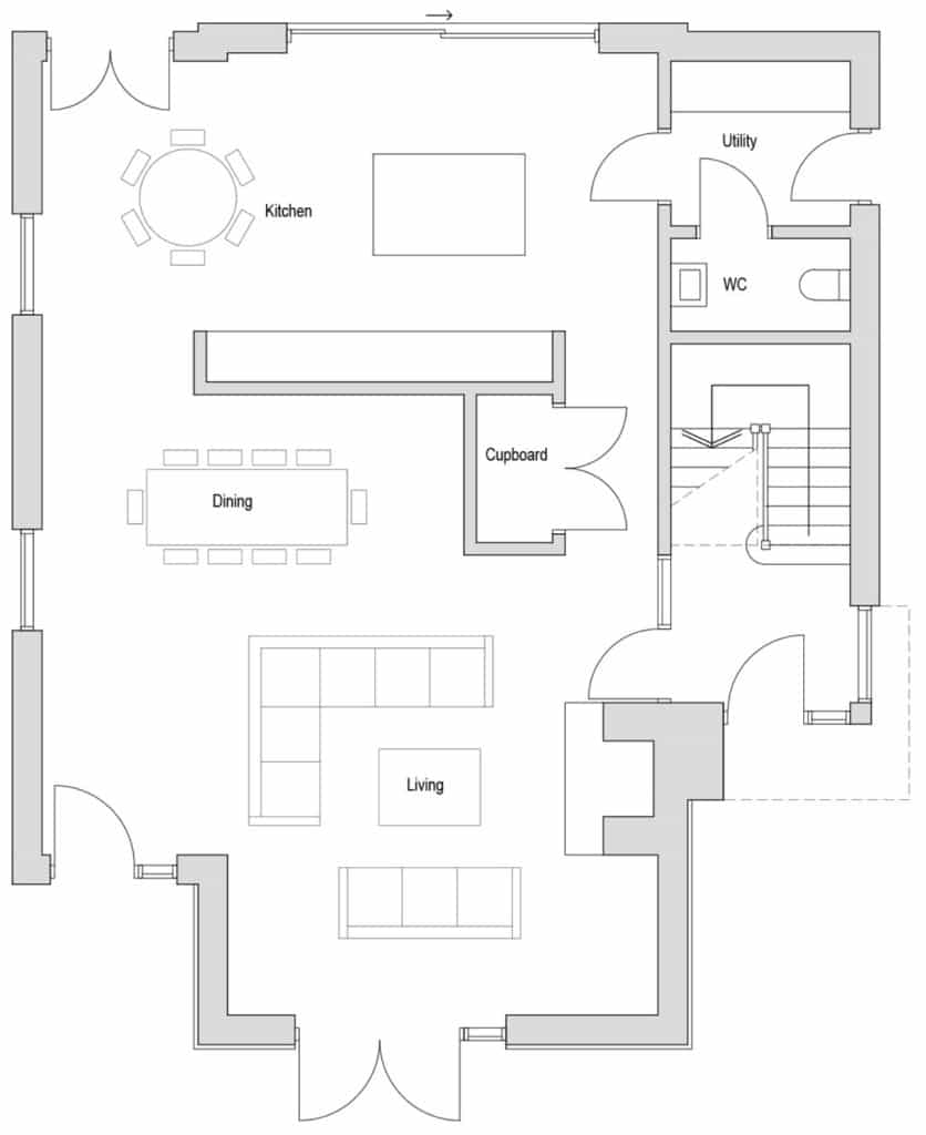 Plot 5 - Ground Floor Plan